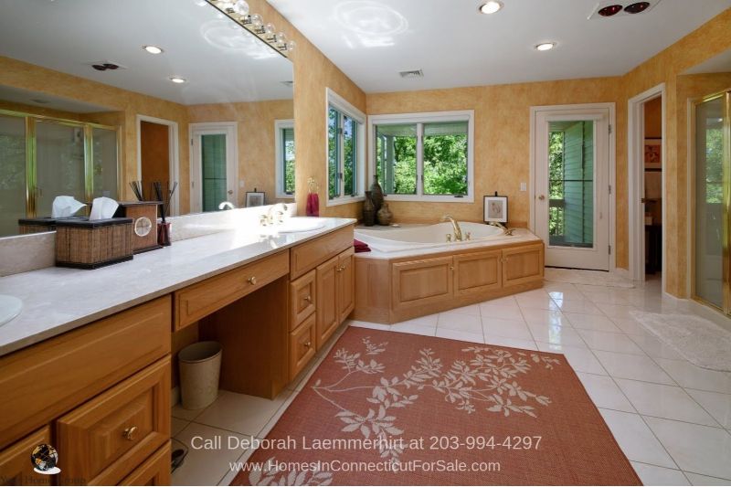 Homes in New Fairfield CT - Enjoy luxurious baths in this New Fairfield property for sale.